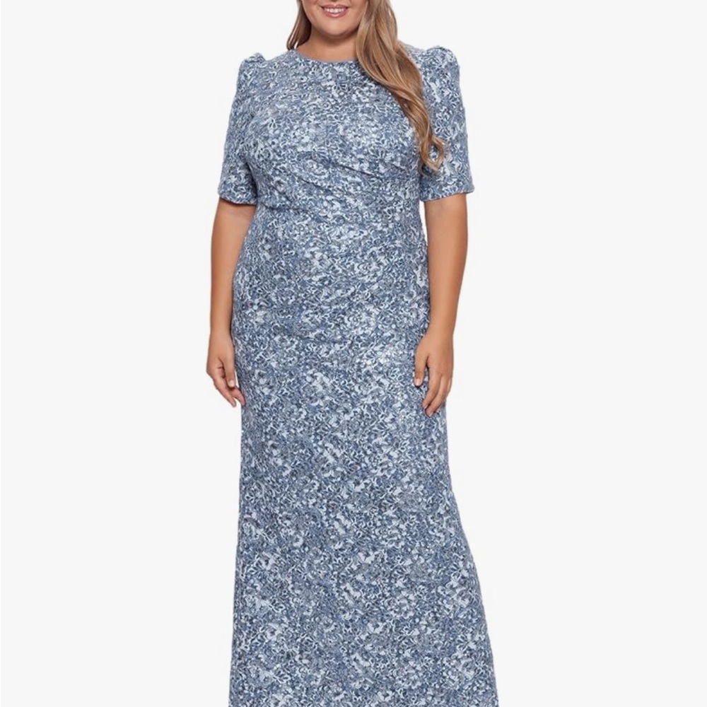 XSCAPE - Elegant Light Blue Gown